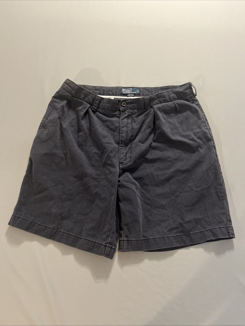 Polo Ralph Lauren Navy Blue Chino Shorts Mens Size 36
